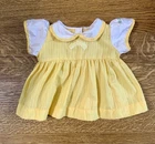 Vintage Cabbage Patch Kids Doll Rare HTF Yellow Logo Dress OK Factory