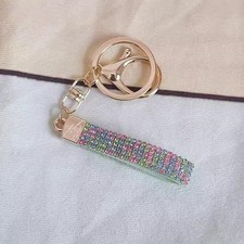 Cute Rhinestone Keychain Crystal Bag Charm Key Ring Gift