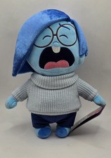 Disney Parks Sadness Plush Inside Out 2 Small 11" New