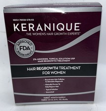 Keranique Women Hair Regrowth Treatment 2 Minoxidil - 3 Month Supply - 09/2021