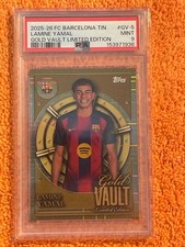 2025-26 Topps FC Barcelona Collector Tin - Gold Vault Limited