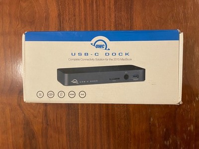 OWC USB-C Dock Docking Station for Mac 2015 MacBook HDMI Ports Audo SD