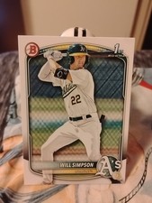 Will Simpson, 1st Bowman, Base - 2925 Bowman Prospects Baseball