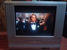 Toshiba MD14F51 14 Retro Gaming CRT TV DVD Player Combo Tested NO REMOTE