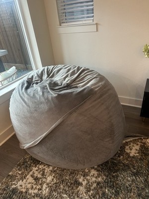 Intex 68579EP Beanless Bag Lounge Chair 42x41x27 Inch, Gray