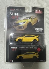 Mini GT Honda Yellow Civic FK8 Type #8 Blister USA Exclusive Mijo Seal New