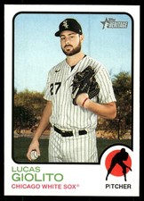 Lucas Giolito 2022 Topps Heritage #216 White Sox MLB READ FREE SHIP AutographDen