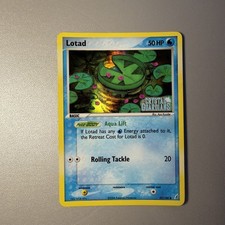 Pokemon Card Lotad 55/100 EX Crystal Guardians Reverse Holo Stamped