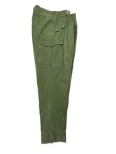 Sweden Swedish Army OD Green Combat Pants Waist 36" Inseam 32"