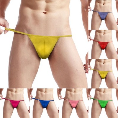 Unterwäsche T-Back Tangas Classic G-String Ice Silk Low Rise bequem