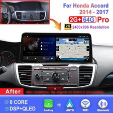 12.3inch Screen Android Car Radio For Honda Accord 2014 2015 2016 2017 Head Unit