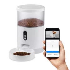 Automatic Smart Pet Feeder 4L Cat Dog Food Dispenser Timer Portion Control Bowl