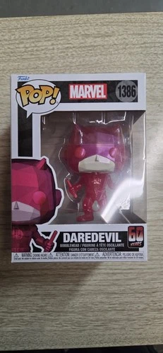 FUNKO POP! Marvel: Daredevil - Daredevil (Facet 60th Anniversary), W/ Protector