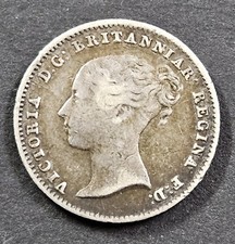 1838 GB Young QV Victoria Silver Groat, Four Pence