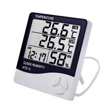 Thermomètre Hygromètre Intérieur Extérieur Station Météo Sonde Filaire Neuf