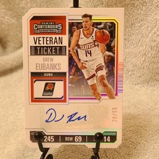 2023-24 Panini Contenders Drew Eubanks Ticket Stub Auto #VTR-DES Suns /55