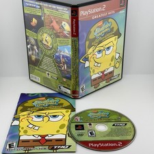 SpongeBob SquarePants: Battle Bikini Bottom (Sony PlayStation 2, 2003) PS2 CIB