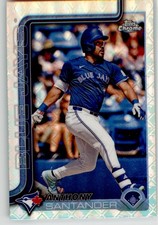 Anthony Santander 2025 Topps Chrome Logofractor Edition 60 Toronto Blue Jays
