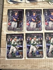 (13) Jordan Beck Lot #1 W/ (9) Rookies Colorado Rockies