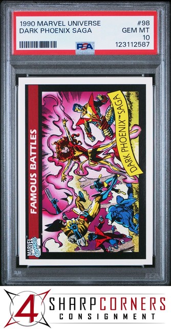 1990 MARVEL UNIVERSE #98 DARK PHOENIX SAGA PSA 10