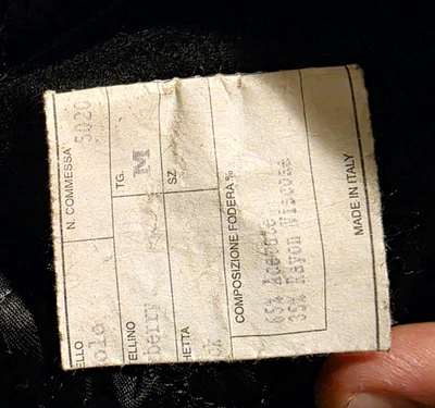 Burberry Men's Black Wool Overcoat Cashmere Lined, Size M, Mid-Length