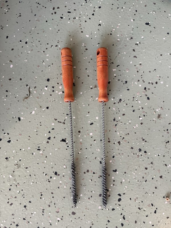 (2) 1/4" Wire Tube Brush (7" OAL X .0060 AB X SS/SS)