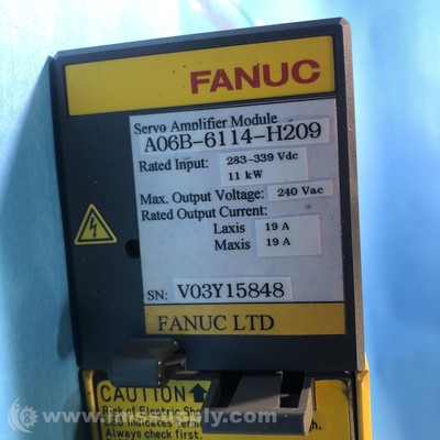 Fanuc A06B-6114-H209 Servo Amplifier Module USIP