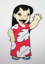 Lilo Girl Lilo and Stitch Die Cut Paper Doll Scrapbook Embellishment