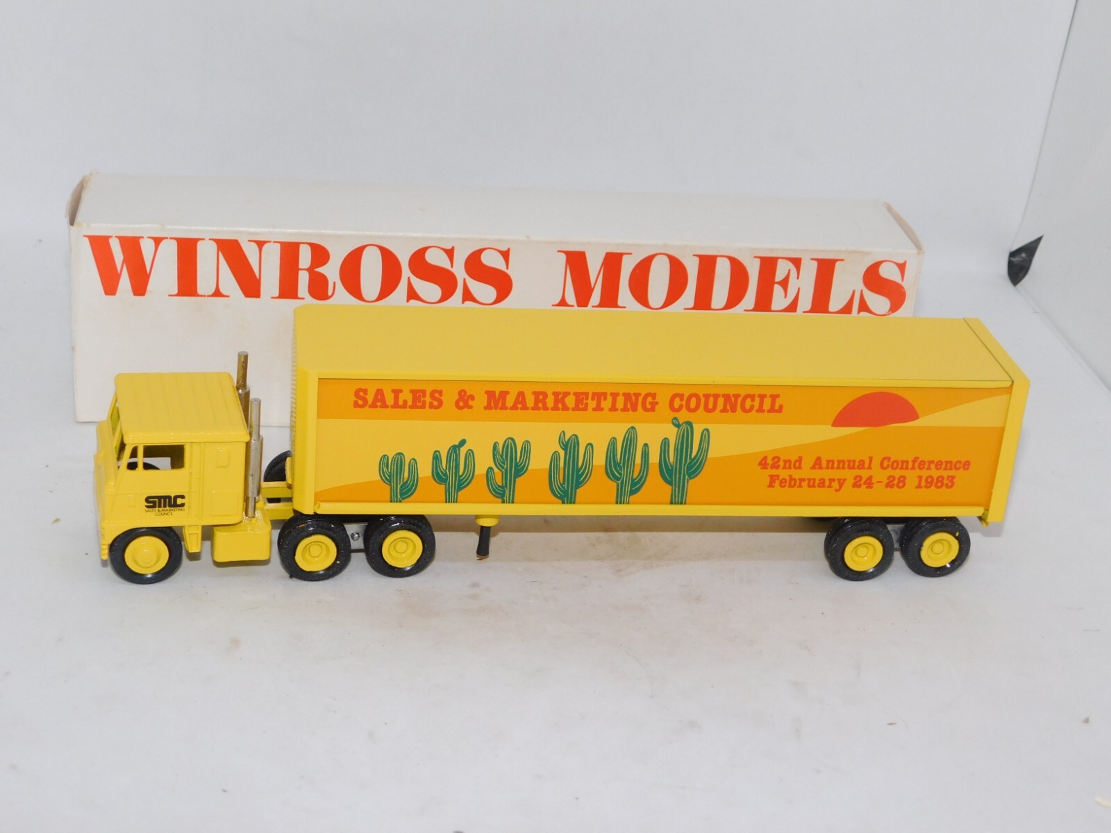 Vintage Winross Box Diecast Semi Truck by SMC Sales Marketing Council
