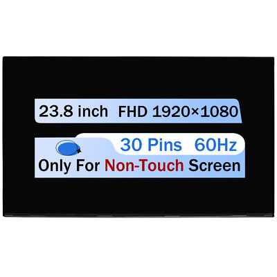 For Lenovo IdeaCentre AIO A340-24ICK LCD Non-Touch Screen Replacement 23.8'' FHD