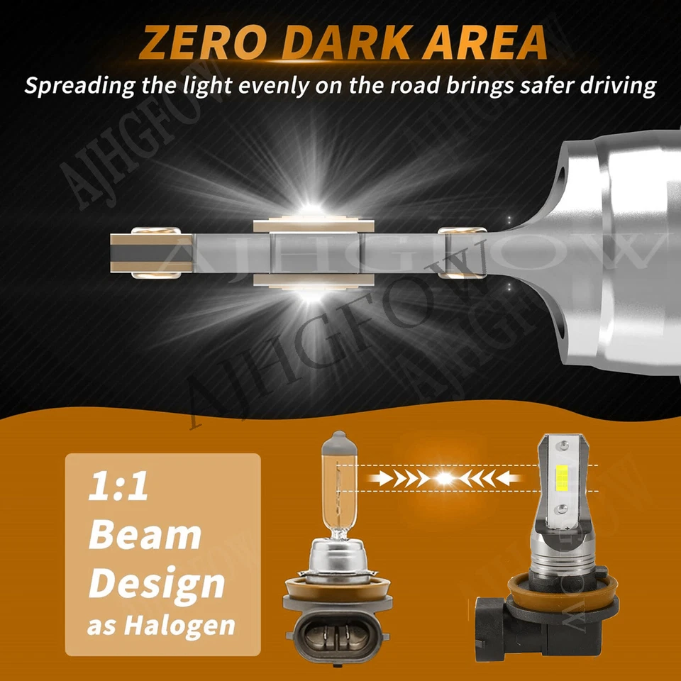 Combo de 4 bombillas LED de haz alto y bajo para Chevrolet Uplander 2005-2009 Foto 2 de 4