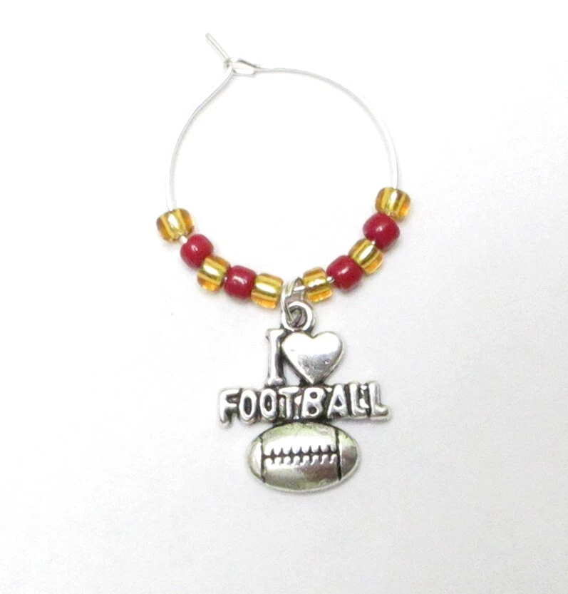 NUEVO-10 ANILLOS DE VINO DE FÚTBOL AMERICANO "WASHINGTON COMMANDERS"--REALMENTE LINDOS Foto 2 de 2