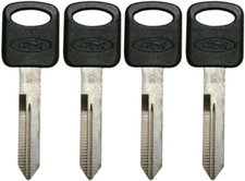 4 Pack - FORD OEM OVAL LOGO UNCUT MASTER KEY BLANK - FAST SHIPPING - MADE IN USA