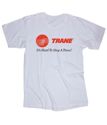 Trane logo white t-shirt HVAC Tech A/C Refrigerant Heat Pump