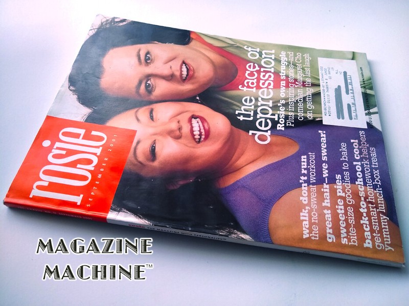 Rosie september 2001 Margaret Cho, Rosie o'donnel Rosie magazine 198 pages rare