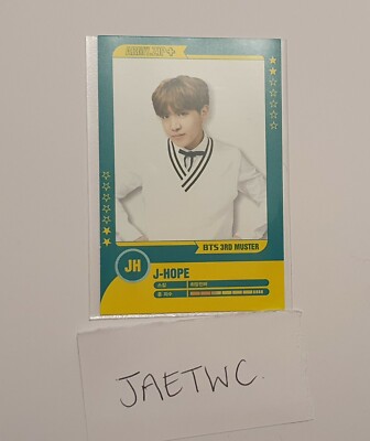 BTS JHOPE OFFICIAL 3RD MUSTER PLAYERCARD PHOTOCARD