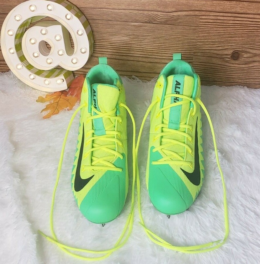 neon football cleats