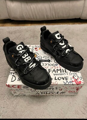 【関税＆送料込み】Dolce & Gabbana 'Portofino' Black Sneake dolce gabbana Portofino Black | eBay