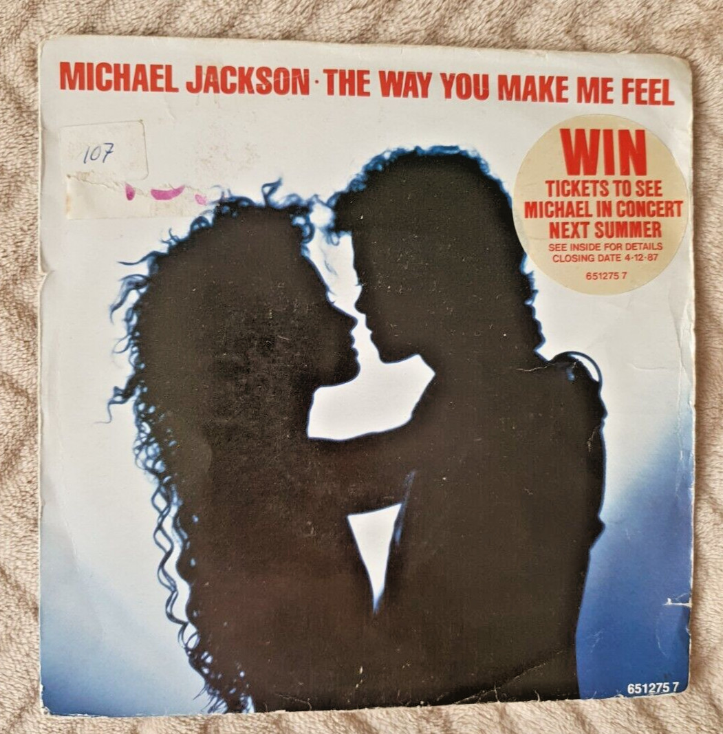 Michael Jackson - The Way You Make Me Feel 7 inch Vinyl Record