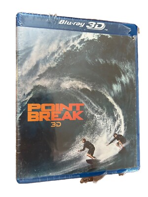 Point Break (3D Blu-ray ) New Sealed , Shrink Wrap Tearing In Spots