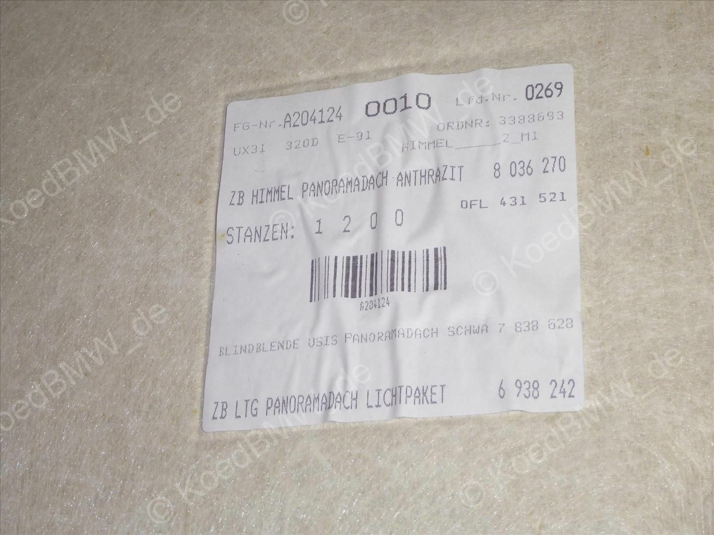 BMW 51447252699, 8036270 | eBay