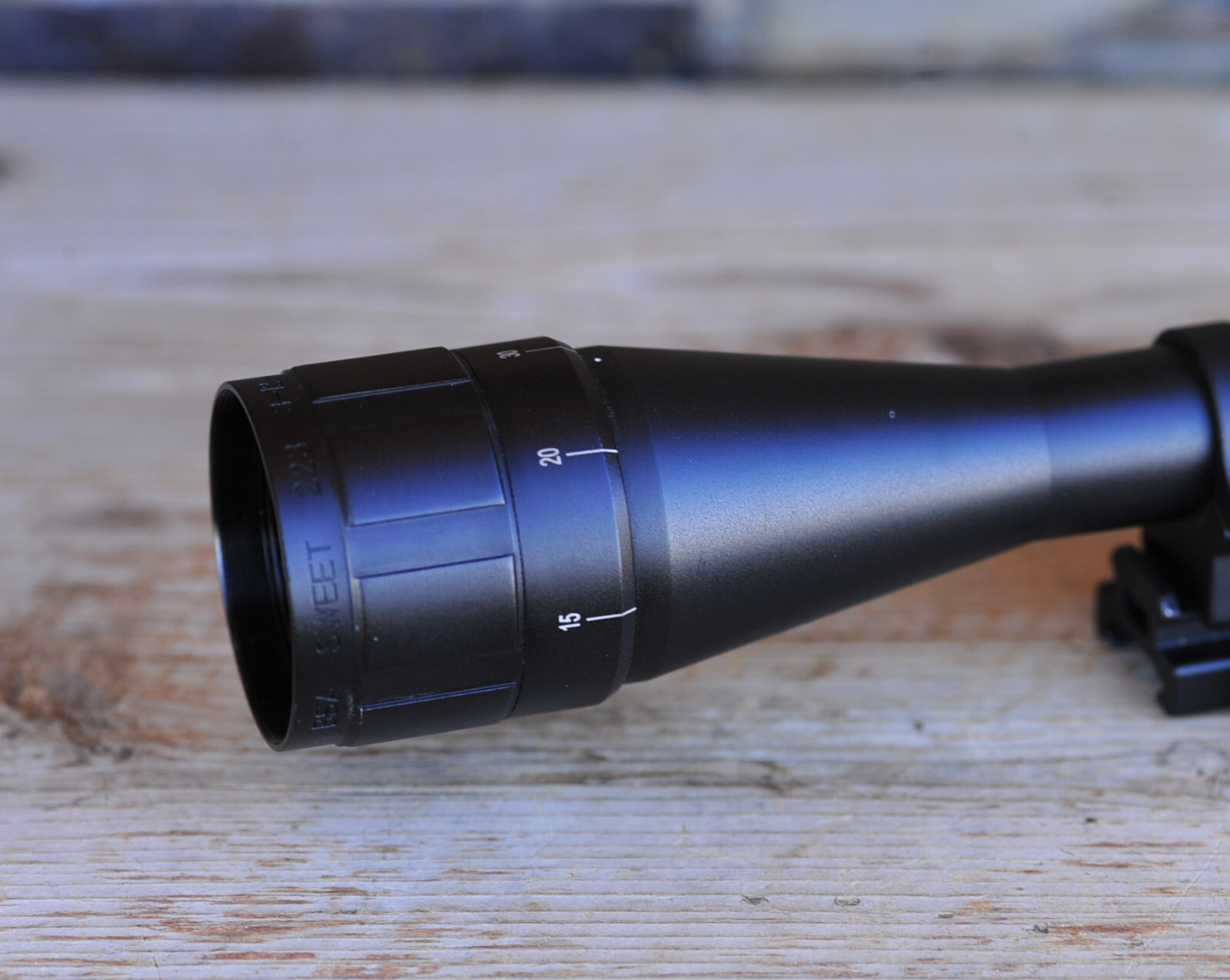 BSA Sweet .223 AO 412×40mm Rifle Scope Duplex Reticle 1" Tube w Truglo