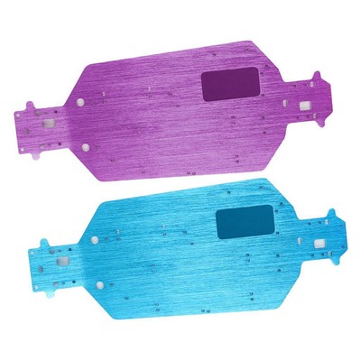 RC Car Metal Frame, Aluminum Alloy Chassis for HSP 1/10 Scale