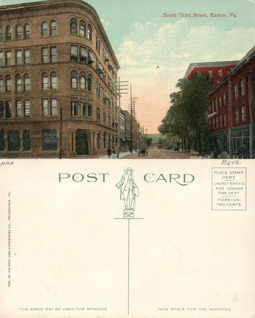 EASTON PA SOUTH THIRD STREET ANTIQUE POSTCARD eBay