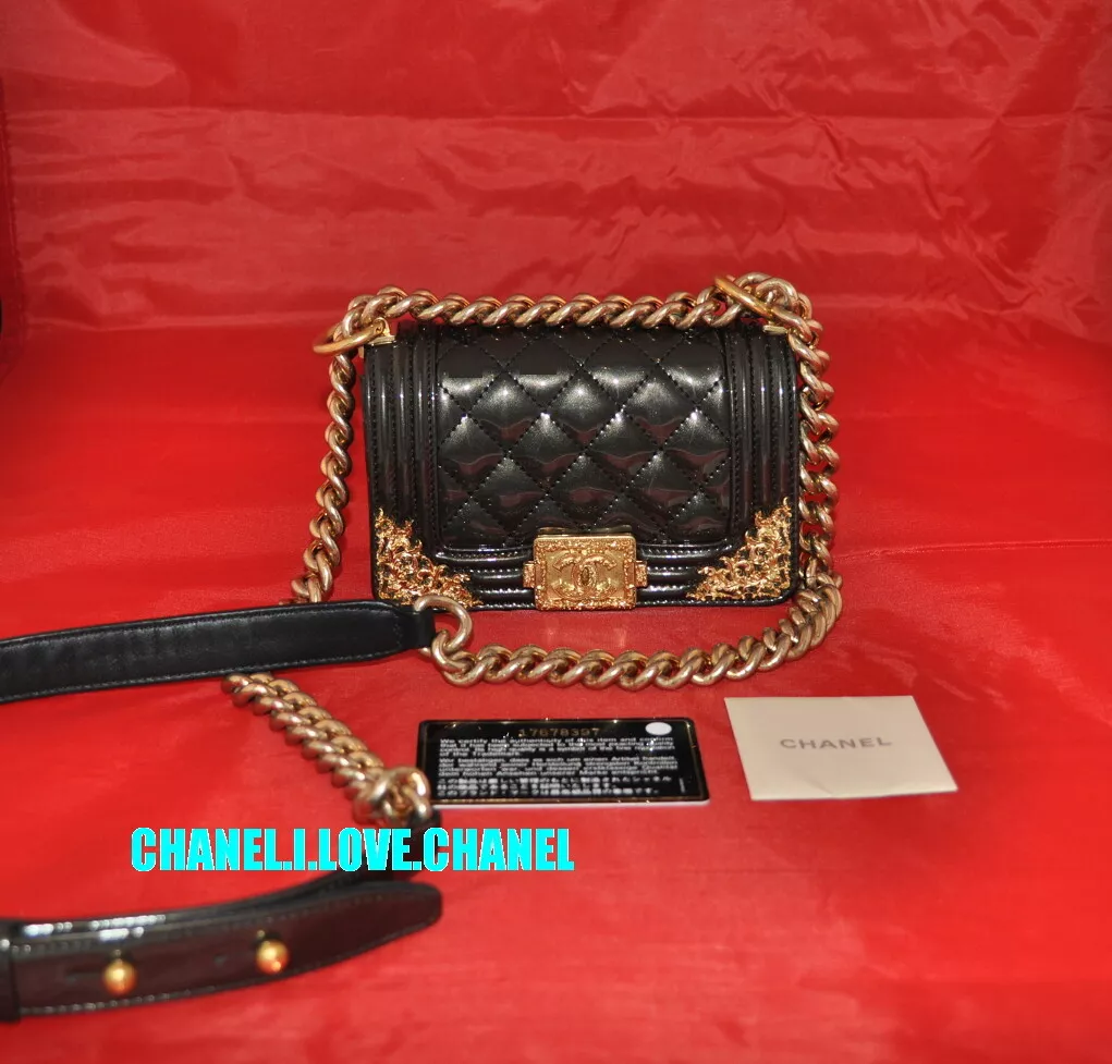 Chanel Black Lambskin Chanel 19 Wallet on Chain Woc