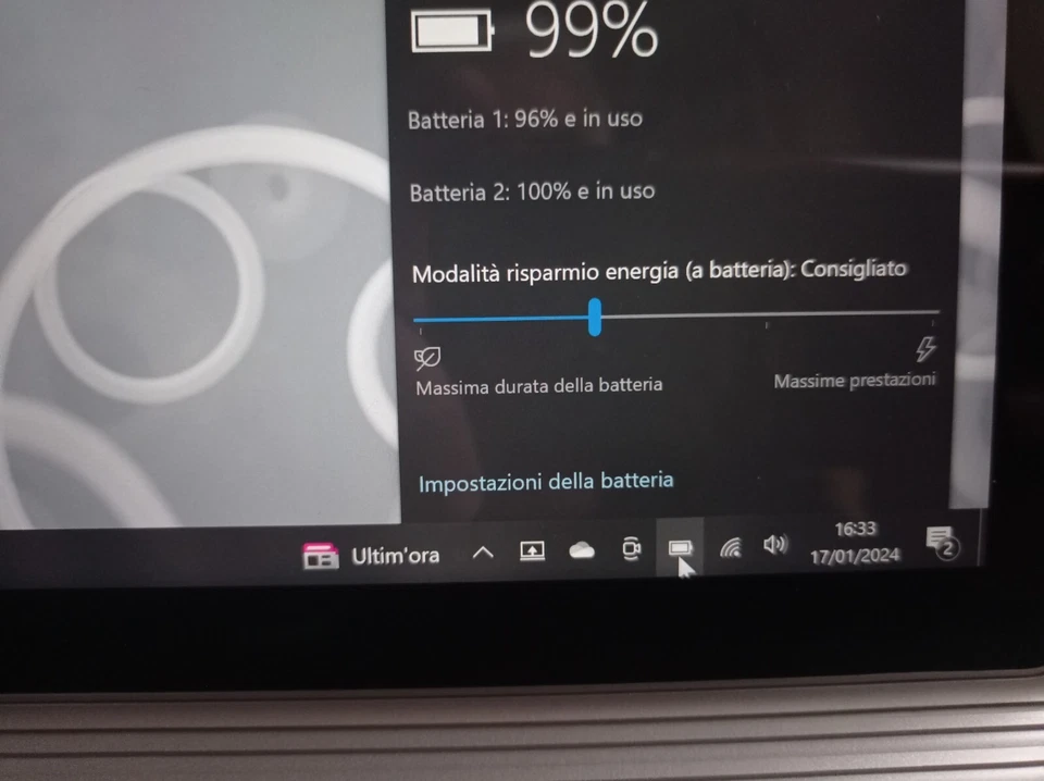 NOTEBOOK MICROSOFT SURFACE BOOK 1 13,5" CPU I5-6300 RAM 8GB SSD 128GB TOUCH - Immagine 2 di 4