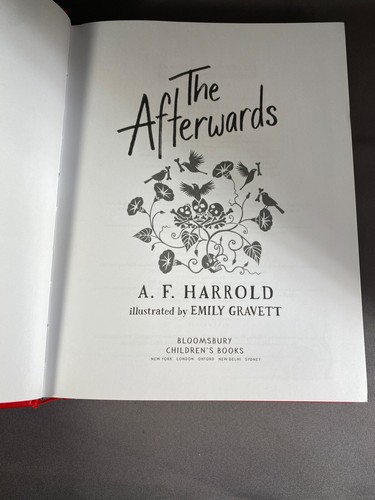The Afterwards - Hardcover By Harrold, A.F. - GOOD Dust Jacket Hard Cover 2018 - Picture 8 of 10