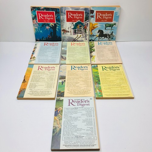 Vintage Readers Digest Magazine Lot 1960 To 1970 Articles Ephemera Advertising - Picture 2 of 13