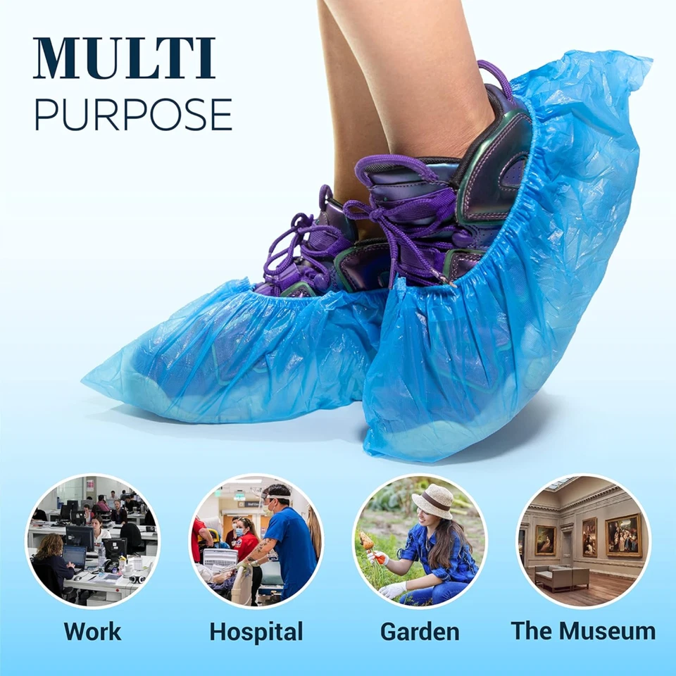 Shoe Covers Disposable Anti Slip Overshoe Disposable Waterproof Shoe Cover 2000 - Image 3 of 4