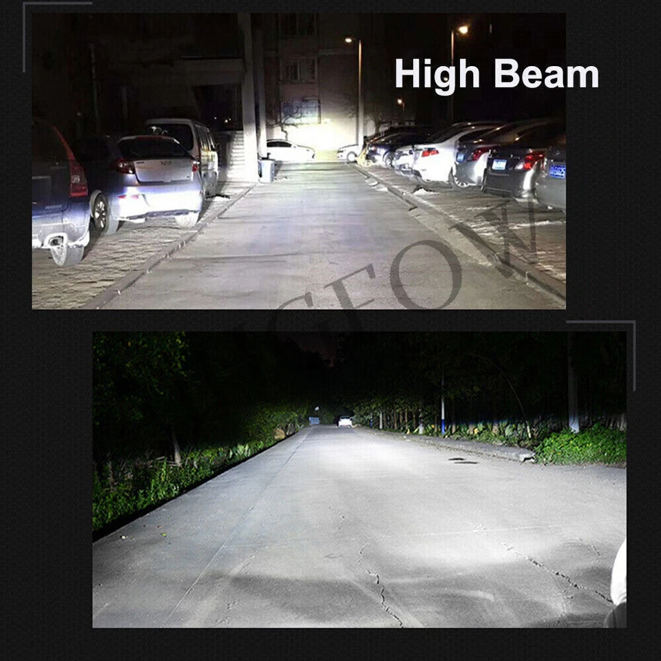 Faróis de LED altos/baixos+luzes de neblina lâmpadas brancas para Dodge Avenger 2010 2011 2012 - Imagem 3 de 4